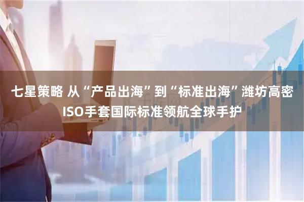 七星策略 从“产品出海”到“标准出海”潍坊高密ISO手套国际标准领航全球手护