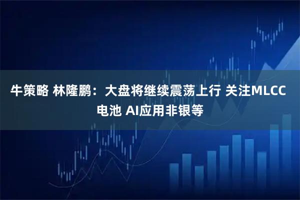 牛策略 林隆鹏:大盘将继续震荡上行 关注MLCC 电池 AI应用非银等